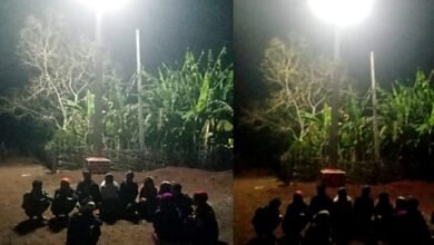 आजादी के बाद पहली बार जिला नारायणपुर के घोर नक्सल प्रभावित क्षेत्र ओरछा में क्रेडा द्वारा स्थापित सोलर हाई मास्ट से पहुंची रौशनी