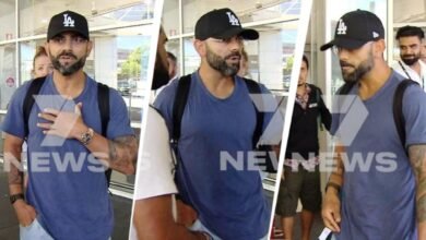 Virat Kohli angry at Melbourne airport