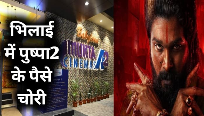 भिलाई में पुष्पा 2 की कमाई पर चोरों की नजर, उड़ा ले गए लाखो रुपए