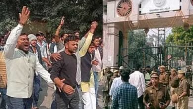वाराणसी में बवाल: उदय प्रताप कॉलेज में छात्रों ने किया हनुमान चालीसा पाठ