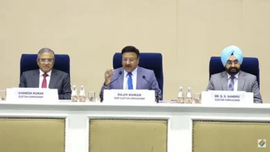 दिल्ली विधानसभा चुनाव 2025: 5 फरवरी को मतदान, 8 फरवरी को नतीजे