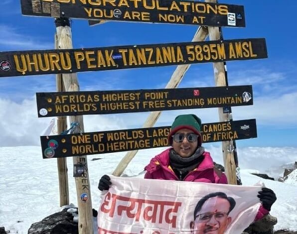 मुख्यमंत्री साय ने पर्वतारोही निशा यादव को किलिमंजारो फतह पर दी बधाई