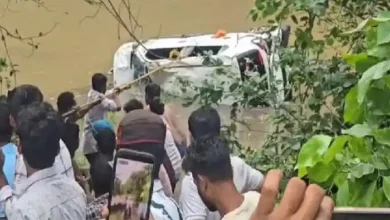श्रद्धालुओं की कार नाले में बही, 8 की दर्दनाक मौत 5 aamaadmi.in